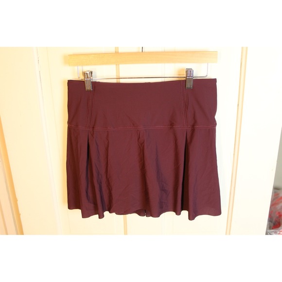 Lululemon Lost In Pace Skirt Tall 15 Dark Adobe W8770T Athletic Tennis Run - Picture 2 of 5